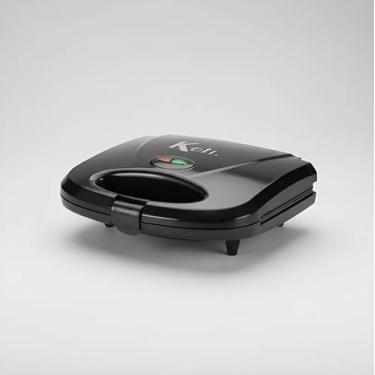Imagem de Sanduicheira Grill Koti Quality, 750W, Placas Antiaderentes, Preta, 2 Sanduíches (110v)
