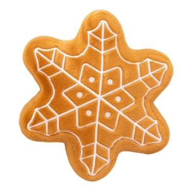 Imagem de Generic Almofada de pelúcia de Natal, decoração de Natal, adorável, criativa, decoração de Natal de bicho de pelúcia para festa festiva, Flocos de Neve de