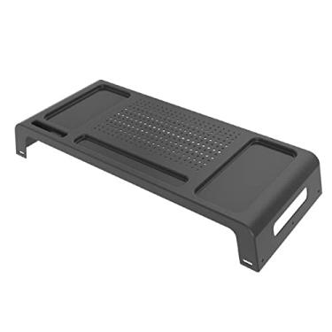 Imagem de Suporte para Monitor e Notebook Maxcril – Preto, Resistente, Eleva Tela para Melhor Ergonomia
