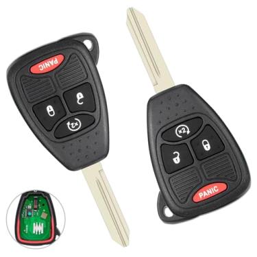 Imagem de 2 peças de controle remoto de entrada sem chave de substituição 315 MHz OHT692713A para Jeep Wrangler 2009-2018, Compass 2010-2017, Patriot 2010-2017