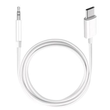 Imagem de Cabo USB C para conector auxiliar de áudio de 3,5 mm, tipo C para fone de ouvido auxiliar de 3,5 mm, cabo de carro compatível com Phone16/15/15 Plus/15 Pro Max AuxCar fio adaptador