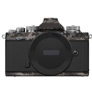Imagem de ZFC Película para Câmera Adesivo Anti-Riscos Película Protetora de Vinil Protetor Corporal Capa de Decalques para Nikon Z FC (Mamba Titânio + Preto Fosco + Couro Preto)