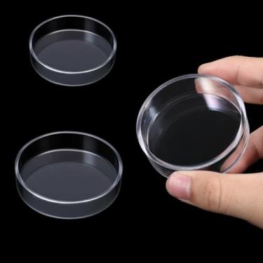 Imagem de 2 peças de prato de alimentação de camarão, prato de alimentação de aquário, pratos alimentadores de aquário de peixes, tigela alimentadora de camarão de vidro transparente, alimentador de bandeja de