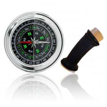 Imagem de Apito Aracuã com Fole Modelo 32 + Bússola Profissional 7,5 Portátil Camping Caça Trilha