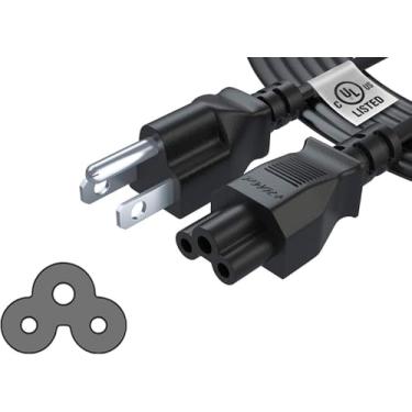 Imagem de [UL LISTED] PWR+ IEC320 C5 para NEMA 5-15P cabo de alimentação extra longo de 3 pinos para LG LED LCD Smart 1080p HDTV 32LB5600 42LN5400 42LB5600 42LN5700 42LN5300 47LB5880 00 47 Cabo LB5900 50LB5900