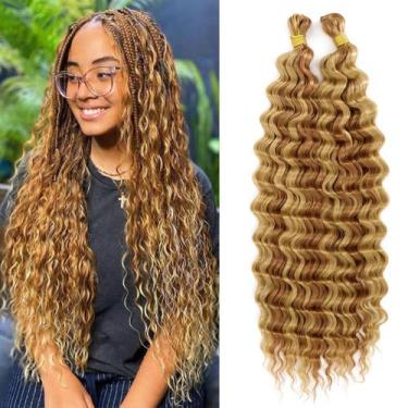 Imagem de Braiding Hair Eerya Long Curly 18 polegadas Deep Ocean Wave x2
