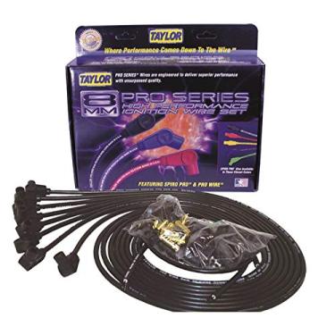 Imagem de Taylor Cabo 70051 8 mm Pro Wire Conjunto de fios de vela de ignição preto