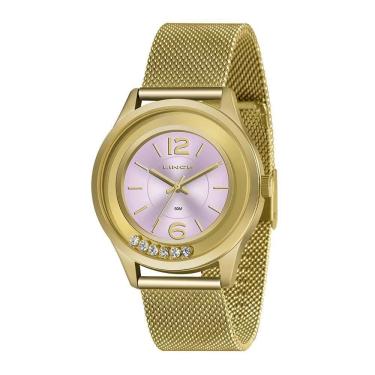 Imagem de Relógio Lince LRG4711L R2KX Feminino Aço Dourado 41mm