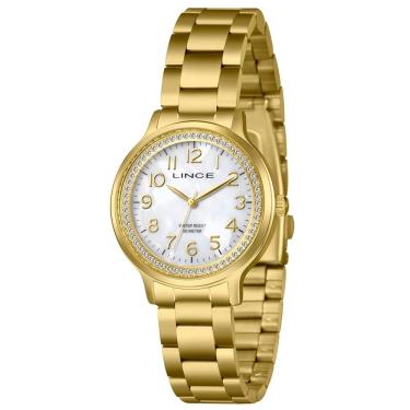 Imagem de Relógio Lince Feminino Ref: Lrgh261l36 B2kx Casual Dourado