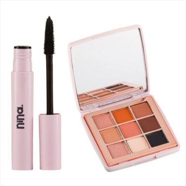 Imagem de Kit Nina Makeup Máscara De Cílios+paleta De Sombras Sunset