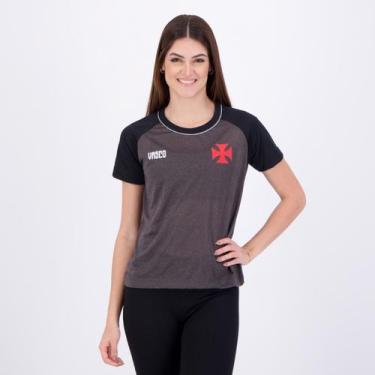 Imagem de Camisa Vasco Cesto Feminina Cinza e Preta - Braziline, P