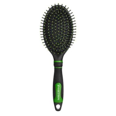 Imagem de Escova De Cabelo Natasha Soft Oval Almofadada Marco Boni, Verde