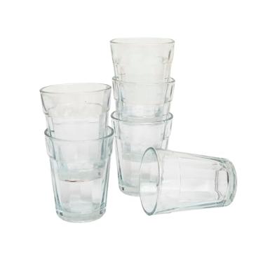 Imagem de Conjunto autêntico de copos de chá Chai de corte indiano de 6.120 ml, pequeno – serve café chai quente estilo tradicional, vinho, bebidas – Tapri Tea Shop Chai Cups, vidro transparente durável para