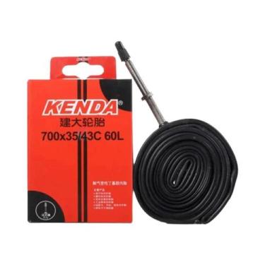 Imagem de Câmara De Ar Para Bicicleta 700C 18-45C Válvula Schrader Presta KENDA 