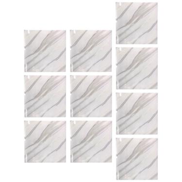 Imagem de Placa Adesiva Marmore 3D Kit 10 uni Papel de Parede Autocolante Obra Reforma Decoraçao Casa Banheiro Cozinha Varanda