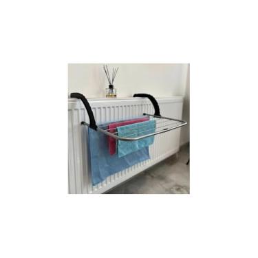 Imagem de Varal de Roupas Portátil, Regulável, 34 x 53 cm, 2,6m de Comprimento, para Porta, Janela, Sacada, Ideal para Apartamento