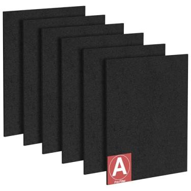 Imagem de Elnuliros Pré-filtro de carbono HPA300 compatível com purificador de ar Honeywell série HPA300, pré-cortado premium HRF-A300 pré-filtro para poeira, fumaça, odores, pacote com 6