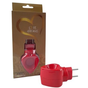 Imagem de Aromatizador Elétrico Love Aromas Difusor Essências 110/220 Vermelho