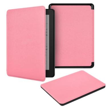 Imagem de Akacy Capa de padrão cruzado para o novo Kindle paperwhite de 6,8 polegadas (11ª geração, versão 2021), capa de poliuretano ultraleve com despertar/hibernar automático para Kindle 2021 (2)