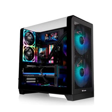 Imagem de Gabinete Thermaltake View 390 Mid Tower Com 2 Fans ARGB CA-11F-00M1WN-00 Preto
