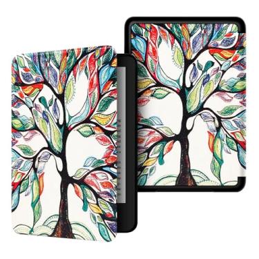 Imagem de Akacy Capa com padrão pintado para Kindle paperwhite de 15.2 cm 2018 (10ª geração) - capa ultrafina de TPU macio, leve e durável (9)