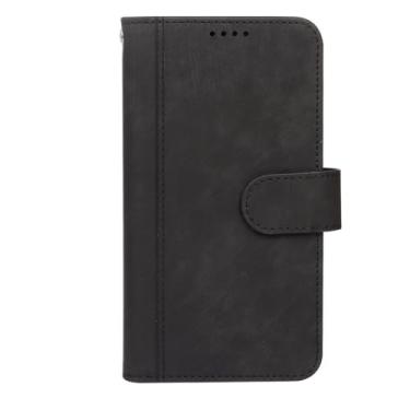 Imagem de FWYANZH Capa carteira para Xiaomi 17 Pro Max/17 Pro/17, capa de couro multicartão com fecho magnético flip suporte capa de proteção de corpo inteiro, preta, 17 Pro