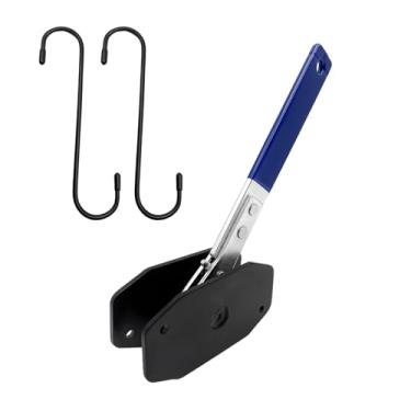 Imagem de HQRNYP Ferramenta de compressão de pinça de freio, ferramenta de compressor de pistão de pinça, espalhador de pistão de catraca giratória de 360°, ferramenta de compressão universal de pinça de freio