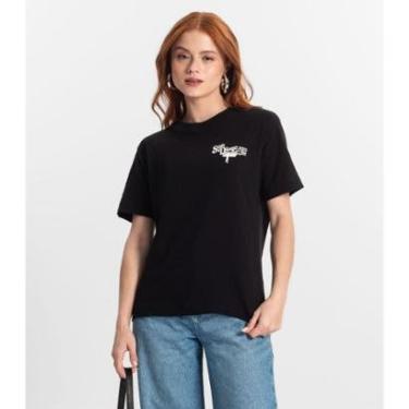 Imagem de T-Shirt Juvenil Feminina Minty Preto-Feminino