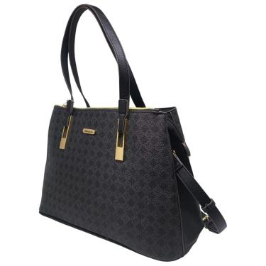 Imagem de Bolsa Feminina Elemento Gráfico Casual Alça Dupla Chenson