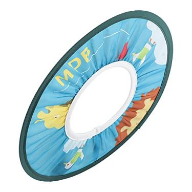 Imagem de Cryfokt Chapéu de Banho Infantil Com Impressão de Desenho Animado, Evita que a água entre Nos Olhos e Nas Orelhas, Touca de Xampu Confortável para Bebês para Banho, Touca de Infantil Fofa (modelo de leão azul)