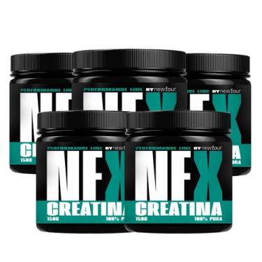 Imagem de Nfx Creatina 100% Pura Kit Com 5 Potes Total De 750 Gramas - New Four