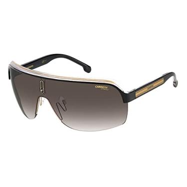 Imagem de Carrera Topcar 1/N 2M2 99HA - Óculos de Sol Masculinos Wrap Around Flag Preto e Dourado