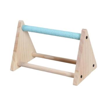 Imagem de Fxzqgnh Suporte para, Poleiro para, área de Recreação Estável, Suporte para Afiar As Garras de Periquitos, Agapornis, Calopsitas, Azul