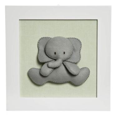 Imagem de Quadro Decorativo Elefante Quarto Bebê Infantil Unissex - Potinho de m