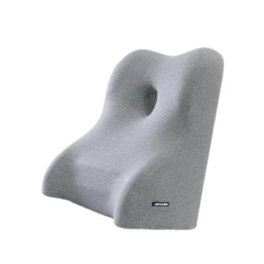 Imagem de IEUDNS Almofada de apoio lombar para as costas, almofada para elevação dos tornozelos, elegante e versátil para elevação pernas em sofás, Cinza Claro