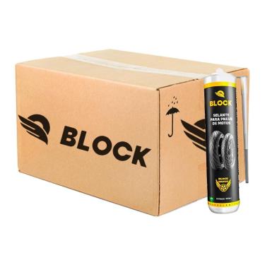 Imagem de 12 Selantes Para Pneus Vacina 300ml Block Motos
