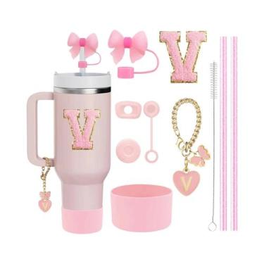 Imagem de Conjunto De Acessórios Para Copo Stanley Com 10 Peças: 2 Canudos, Esco