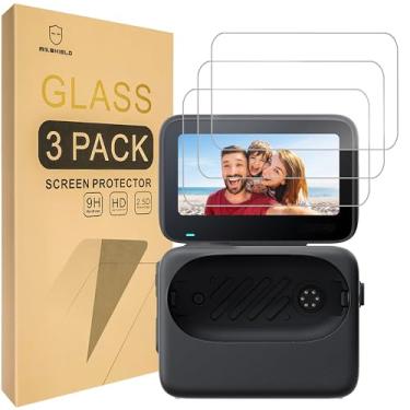 Imagem de Mr.Shield Protetor de tela compatível com Insta360 GO Ultra [vidro temperado] [pacote com 3] [vidro japonês com dureza 9H]