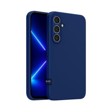 Imagem de Capa Capinha Case Compatível Samsung_ Galaxy A05S Aveludada Anti Impacto Reforçada Silicone Emborrachado Com Proteção De Câmera Premium (AZUL MARINHO)