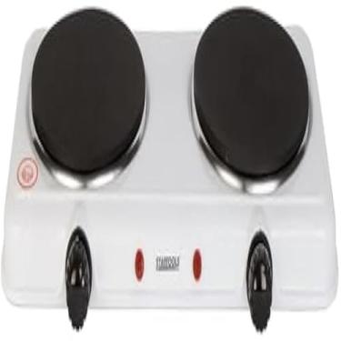 Imagem de Fogareiro, eletrico, inducao, cozinhar, duas bocas, portatil, cozinha, eficiente, e moderno