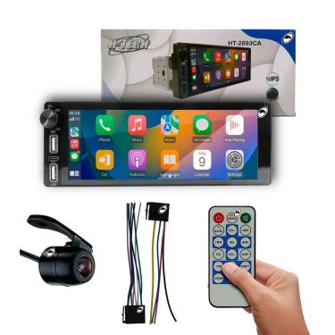 Imagem de Multimídia 1Din 6.8` Ht-2693Ca Android Auto Car Play Câmera