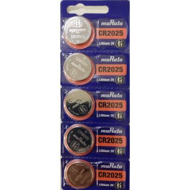 Imagem de Kit Com 10 Cartelas De Bateria Cr2025 Murata Com 5 Unidades