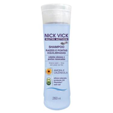 Imagem de Shampoo Raízes e Pontas Equilibradas Nick Vick Nutri Action 260ml - NI