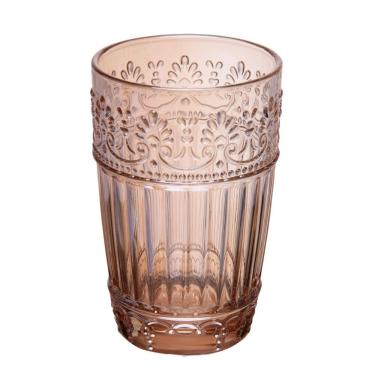 Imagem de Copo De Cristal Para água Suco Mauve 350ml âmbar Wolff