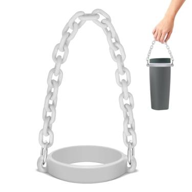 Imagem de BKBY Alça de alça de garrafa de água compatível com Owala Smoothsip Slider Caneca de café e garrafa de água Owala Freesip 680 g 947 g 1,134 g, suporte de acrílico forte seguro para corrida, corrida