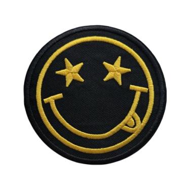 Imagem de Ruoming 1 PÇ Emblema bordado de frase com aplique de crachá de ferro na costura (8 x 8 cm)