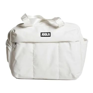 Imagem de JOOLA Bolsa Puff noturna – Bolsa de viagem leve com capa acolchoada para laptop, bolso ventilado para sapatos, armazenamento de garrafa de água, vários bolsos seguros com zíper e design acolchoado