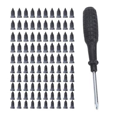 Imagem de Alomejor Kit de Unhas de Borracha para Reparo de Pneus, Kit Profissional de Pneus Com Parafusos de Borracha, Ferramenta de Reparo de Punção de Autoatendimento para Carro e Motocicleta