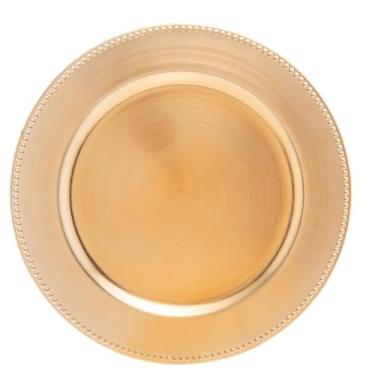 Imagem de SOUSPLAT PLÁSTICO DOURADO 25cm