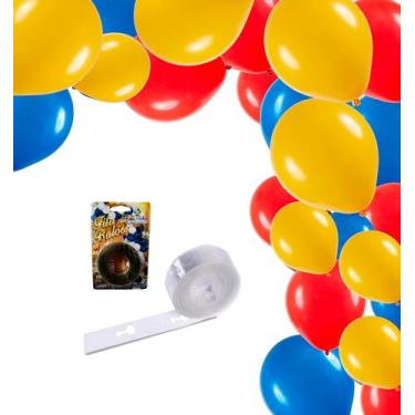 Imagem de Kit Balão Arco Descontruído Decoração Branca de Neve 151 Pçs - BalõesJ